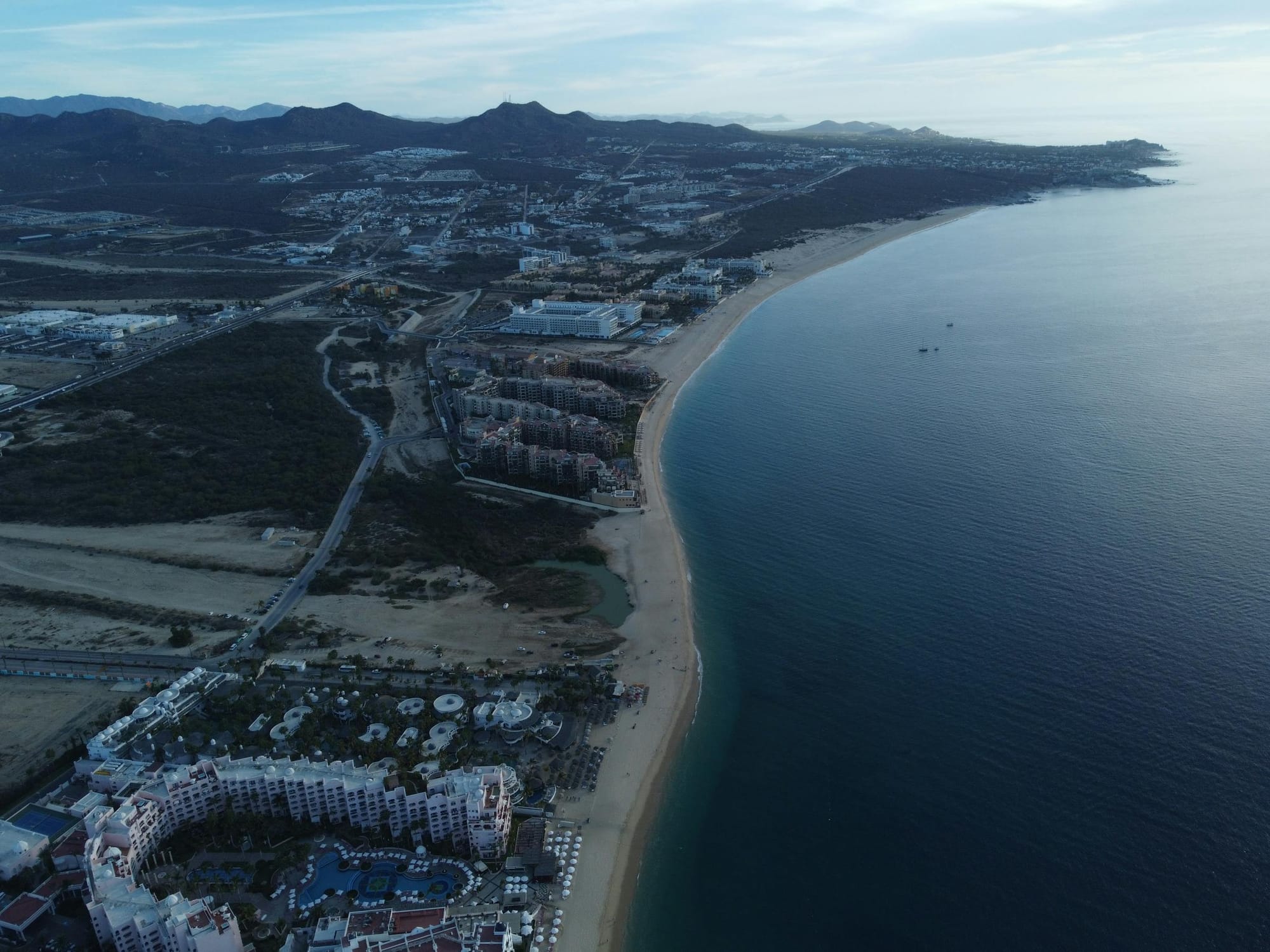 Los Cabos coastline with Pedregal villas — Virestia property management market