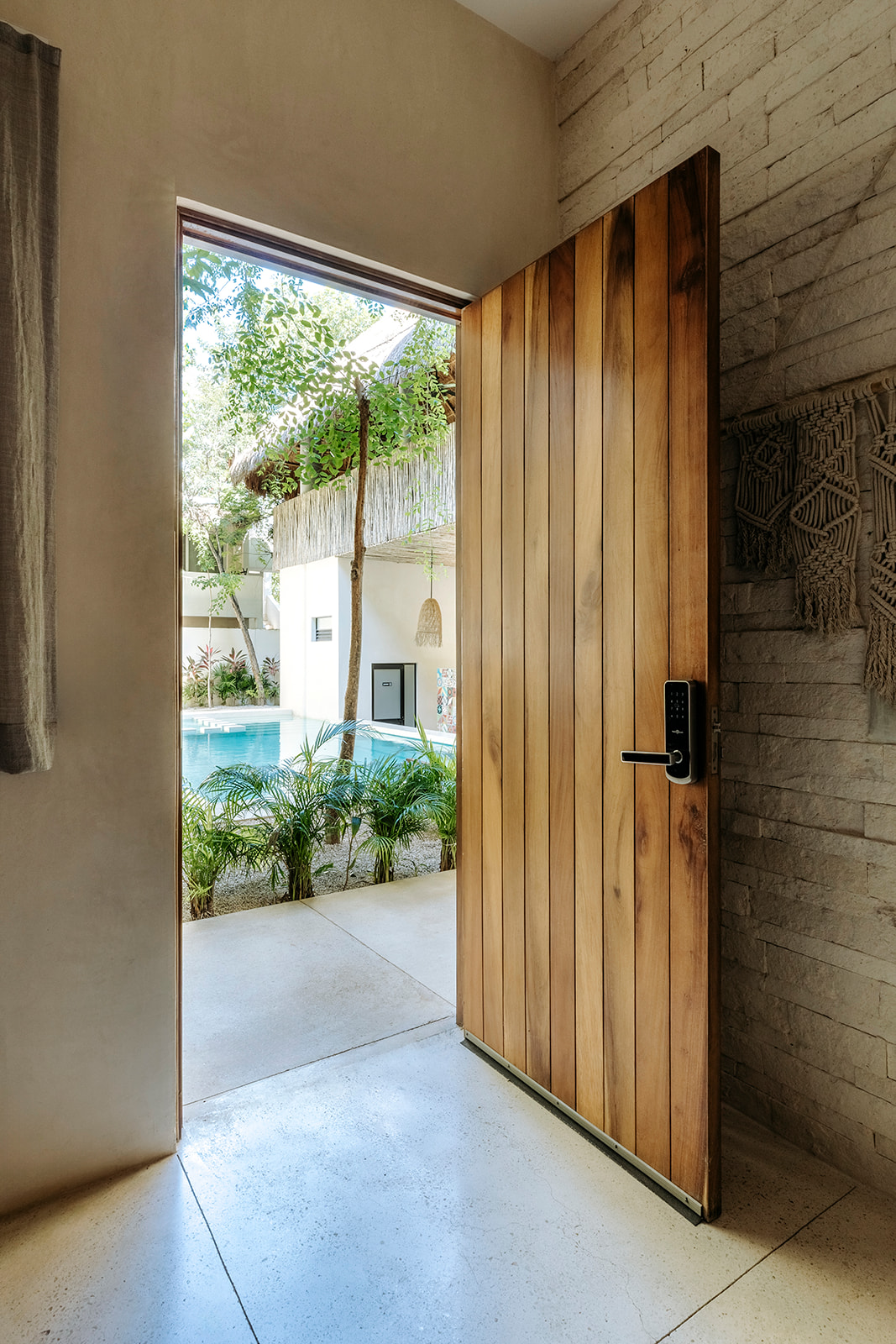 door at a tulum property